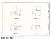 A反戶型正、背、左、右向立面圖藏品圖，第1張