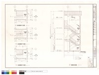 A戶型樓梯平面及剖面圖藏品圖，第1張
