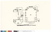 屋頂花園區、大禮堂區四層平面圖藏品圖，第1張