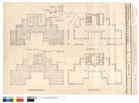 地面層及標準層平面及天花反射平面藏品圖，第1張