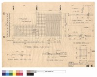 ARCADE CEILING PLAN、ALUMINUM SPANDREL JOINT DETAIL、SECTION DETAIL、SECTION DETAIL、ACCESS HATCH藏品圖，第1張