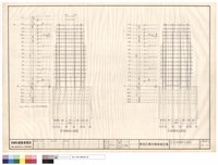 X4,X15軸構架立面圖藏品圖，第1張