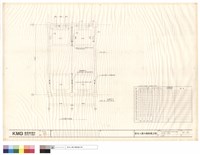 ELEVATOR FASTENER & SEPERATOR BEAM安裝平面(B號機)藏品圖，第1張