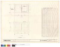 ELEVATOR FASTENER & SEPERATOR BEAM安裝平面圖(E號機)藏品圖，第1張
