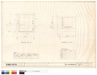 ELEVATOR FASTENER & SEPERATOR BEAM安裝平面圖(H,I號機)藏品圖，第1張