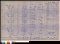 22-PC1-X9Y5W,22-PC1-X10Y5W鋼柱製造圖藏品圖，第1張