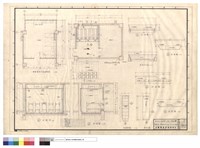 胃鏡室平面,冷藏庫解剖室平面,剖面及各詳細藏品圖，第1張