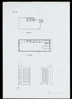 立面圖/地下一層平面圖/屋頂層平面圖(有畫註記)藏品圖，第1張