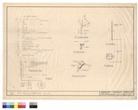 電氣工程圖例及小型避雷針詳圖藏品圖，第1張