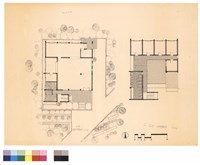 新豐桿弟餐廳宿舍一層平面  二層平面藏品圖，第1張