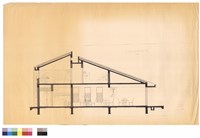 桿弟宿舍餐廳剖面圖藏品圖，第1張