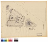 壹層平面圖 FIRST FLOOR PLAN藏品圖，第1張