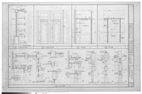 公用電話平面、立面、剖面及大樣圖藏品圖，第1張