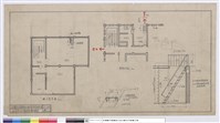 地下室第二出口輕便鐵梯大樣圖藏品圖，第1張
