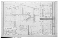 室內樓梯平面剖面牆剖面藏品圖，第1張