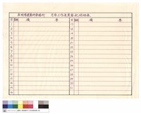 工件進度登記明細表藏品圖，第1張