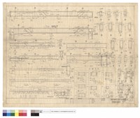 樓板剖面詳圖、柱鋼筋表藏品圖，第1張