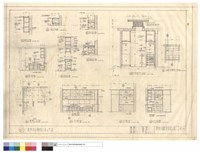 廚房及衣帽間平面及剖面藏品圖，第1張