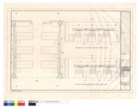 HORIZONTAL WALL CARE SYSTEM FOR SIX BEDS (SECTION B-B)、HORIZONTAL WALL CARE SYSTEM FOR SIX BEDS (SECTION A-A)藏品圖，第1張