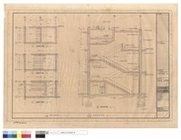 樓梯平面、剖面詳圖藏品圖，第1張