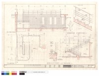 戊樓梯立面、平面、剖面詳圖藏品圖，第1張