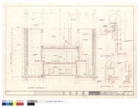 屋頂層及突出物外墻剖面、A、B爬梯詳圖藏品圖，第1張