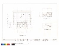 屋突一、二層平面圖，屋頂板平面圖藏品圖，第1張