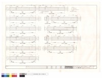 B1F梁配筋圖(一)B1~B5,B7~B9,B12B,WB0藏品圖，第1張