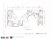 柒層辦公室通訊自動化系統平面圖藏品圖，第1張