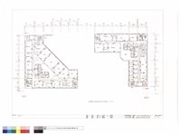 拾貳層辦公室通訊自動化系統平面圖藏品圖，第1張