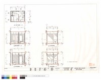 廁所平面、剖面詳圖藏品圖，第1張
