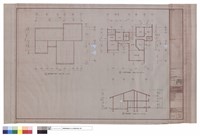 C-7-a2二樓及屋頂平面、剖面藏品圖，第1張