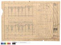 平面及立面圖(B-1~B-7)藏品圖，第1張