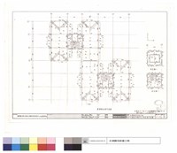 F,G棟屋頂層及突出物結構平面圖藏品圖，第1張