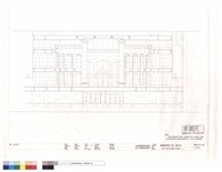 一樓中庭弧型牆立面圖(K-K)藏品圖，第1張