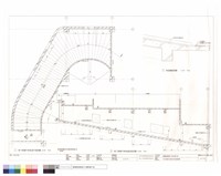 地下壹層汽車坡道平面及剖面詳圖藏品圖，第1張