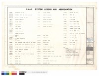 H.V.A.C SYSTEM LEGEND & ABBREVIATION藏品圖，第1張