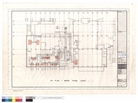理化實驗館 B1F PLAN - WATER PIPING LAYOUT藏品圖，第1張