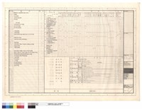 圖號索引表、圖例、粉刷表及面積計算表藏品圖，第1張