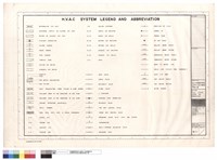 H.V.A.C SYSTEM LEGEND AND ABBREVIATION藏品圖，第1張