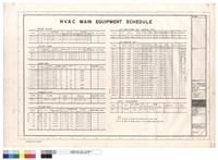 H.V.A.C MAIN,EQUIPMENT,SCHEDULE藏品圖，第1張