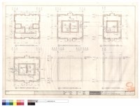 BCG棟R1F,R2F、AHDEF棟R2F樓梯平面圖藏品圖，第1張