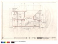 副主任宿舍玄關.客廳及餐廳剖面藏品圖，第1張