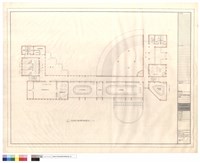 行政資料大樓叁層傢俱配置平面圖藏品圖，第1張