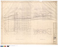 大禮堂基礎坑,工作走道平面圖藏品圖，第1張