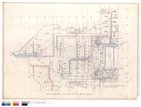 PLAN-BASEMENT AIR DUCT SYSTEM LAYOUT藏品圖，第1張