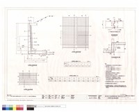 L型懸臂式擋土牆結構詳圖藏品圖，第1張