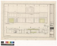 展示廳立面詳圖1/50 一樓大廳立面詳圖1/50藏品圖，第1張