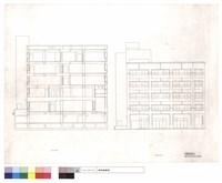 南側立面及短向剖面藏品圖，第1張