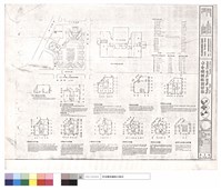 配置圖,旅館大樓建築面積計算,展覽大樓樓地板面積計算藏品圖，第1張